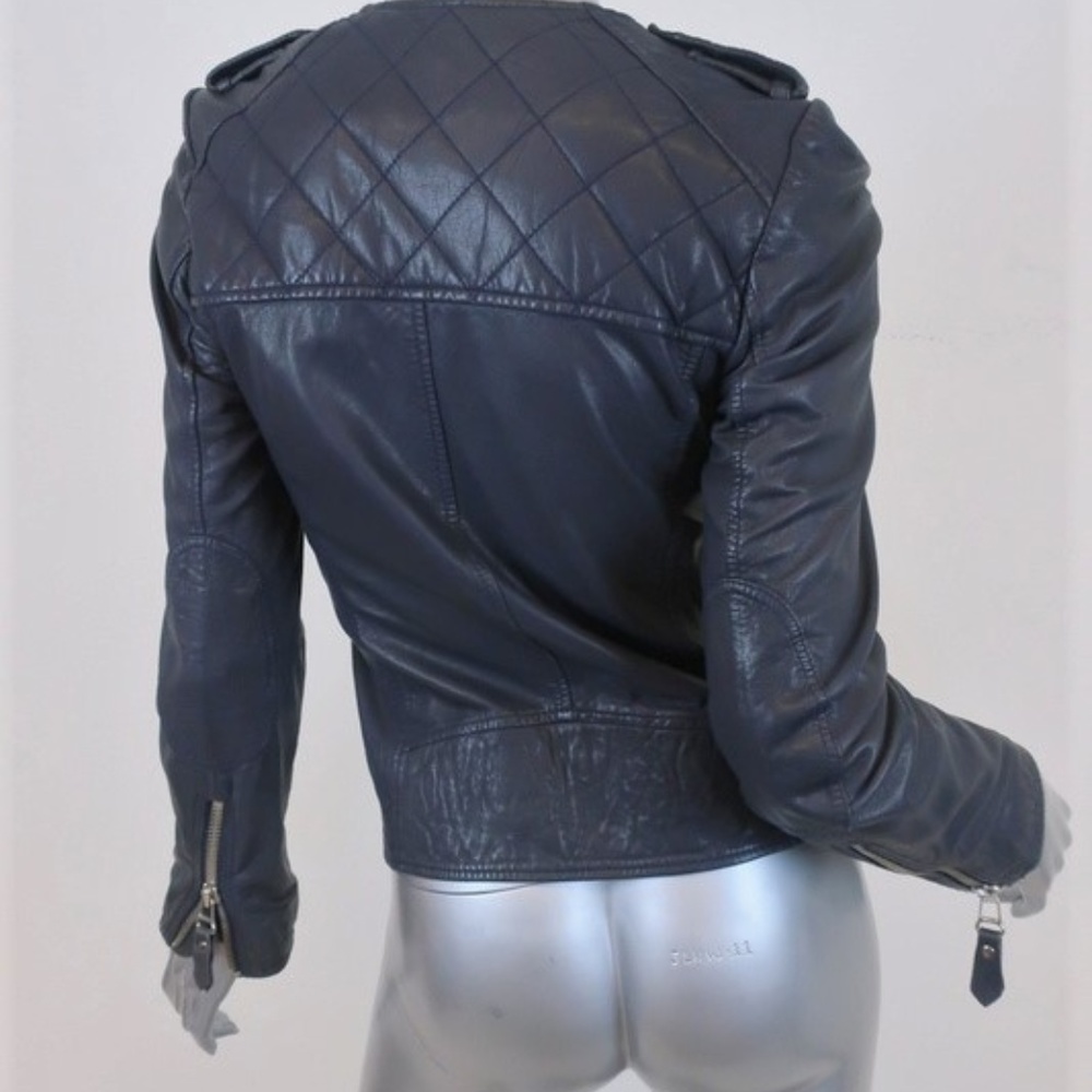 Isabel Marant Etoile Kady Quilted Leather Moto - Picture 3 of 8